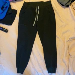 women's Black Zamora - Jogger Scrub Pants